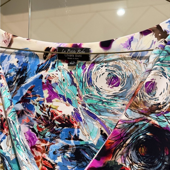 Chiara Boni Colorful Floral Mini Dress - Picture 3 of 7